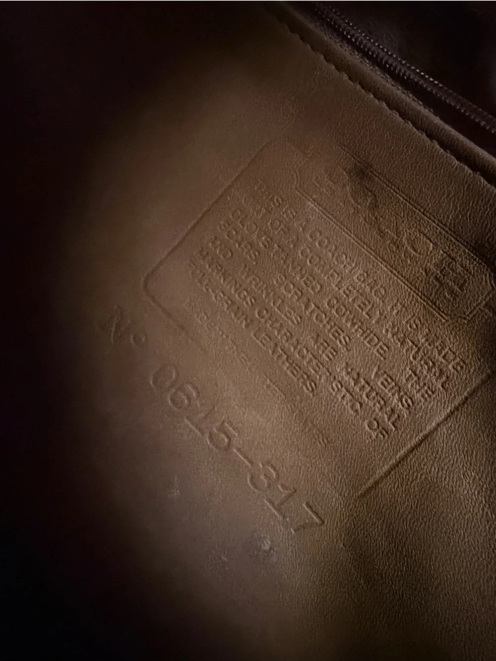 Coach vintage tan